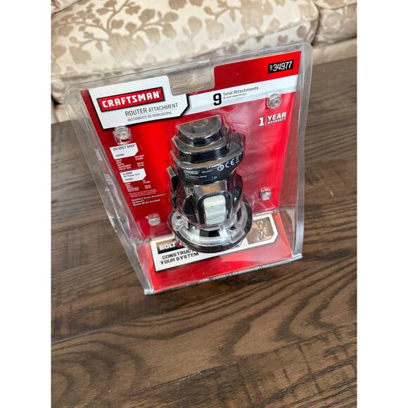 CRAFTSMAN Router Attachment Bolt-On #934977 – 9-in-1 Cutting Tool -New - Picture 3 of 9